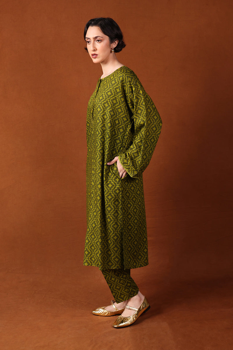 Generation - Contemporary Zawiya - Cambric - Green - 2 Piece