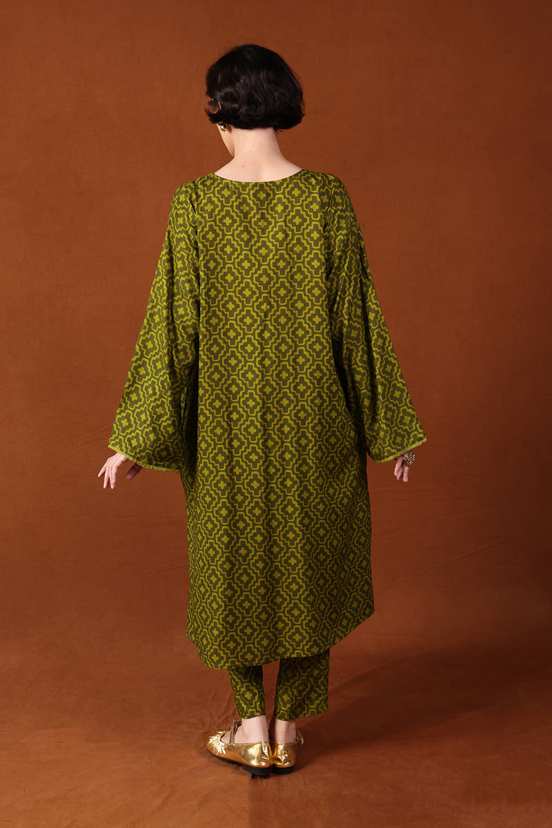 Generation - Contemporary Zawiya - Cambric - Green - 2 Piece