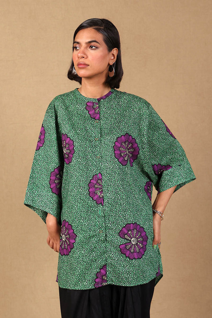 Generation - African Safari Top - Cambric - Green - 1 Piece