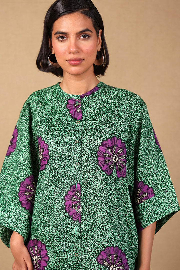 Generation - African Safari Top - Cambric - Green - 1 Piece