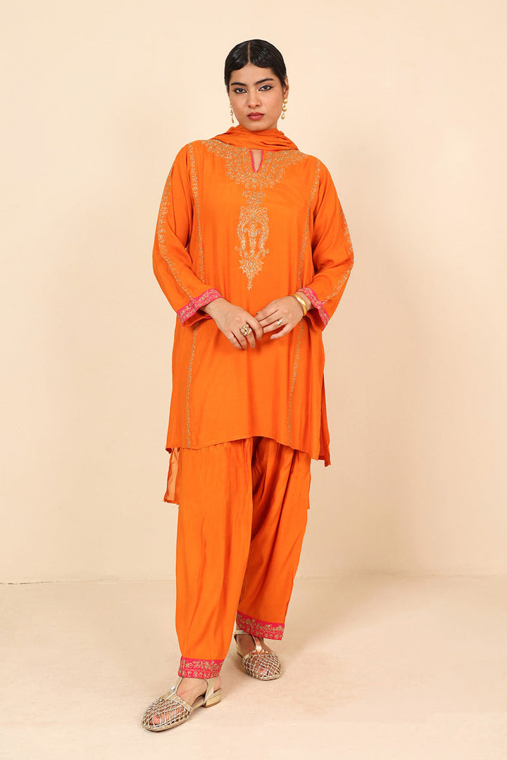 Generation - Dilkash Bahar Bano - Orange - 3 Piece