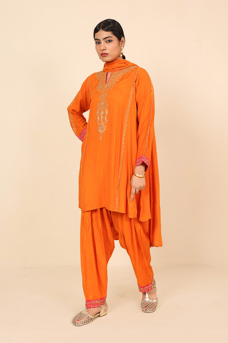 Generation - Dilkash Bahar Bano - Orange - 3 Piece