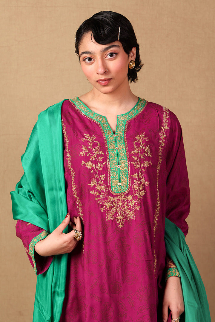 Generation - Vibrant Bahar Bano - Silk - Purple