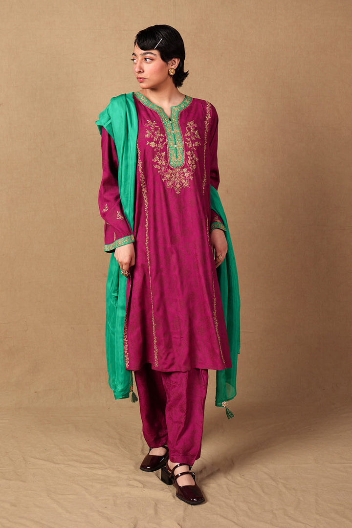 Generation - Vibrant Bahar Bano - Silk - Purple