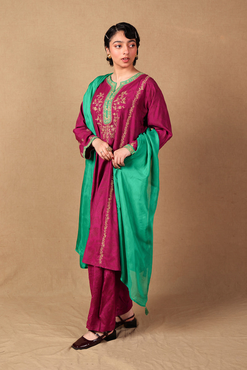 Generation - Vibrant Bahar Bano - Silk - Purple