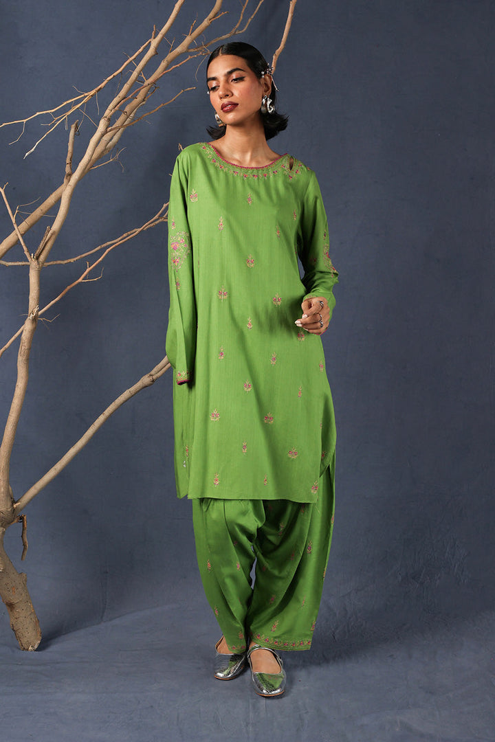 Generation - Sunheri Chaar Kali - Cotton - Green