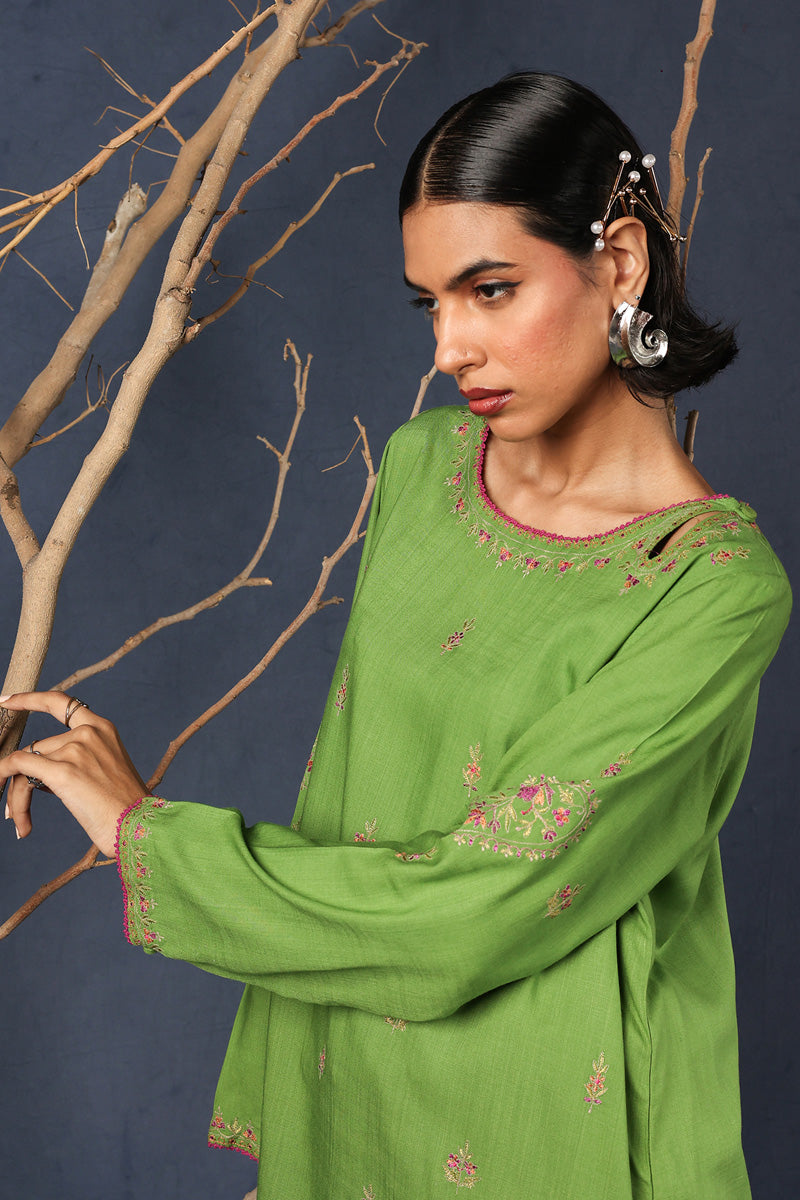 Generation - Sunheri Chaar Kali - Cotton - Green