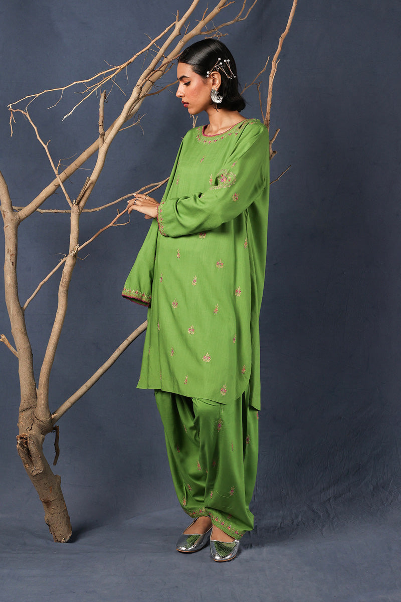 Generation - Sunheri Chaar Kali - Cotton - Green