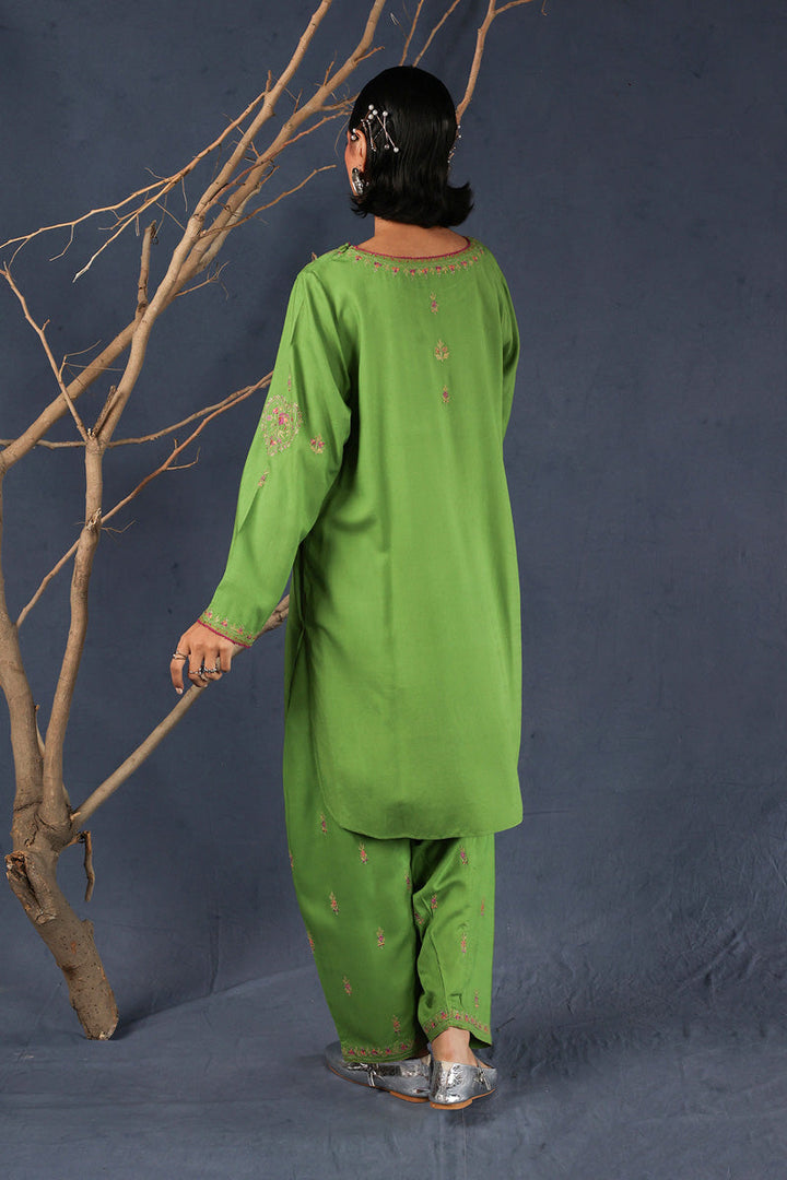 Generation - Sunheri Chaar Kali - Cotton - Green