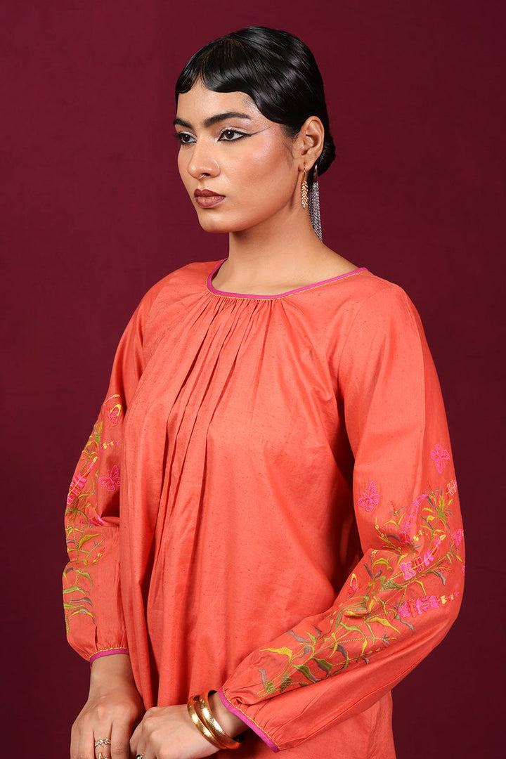 Generation - Foliage Baharaan - Coral - 2 Piece