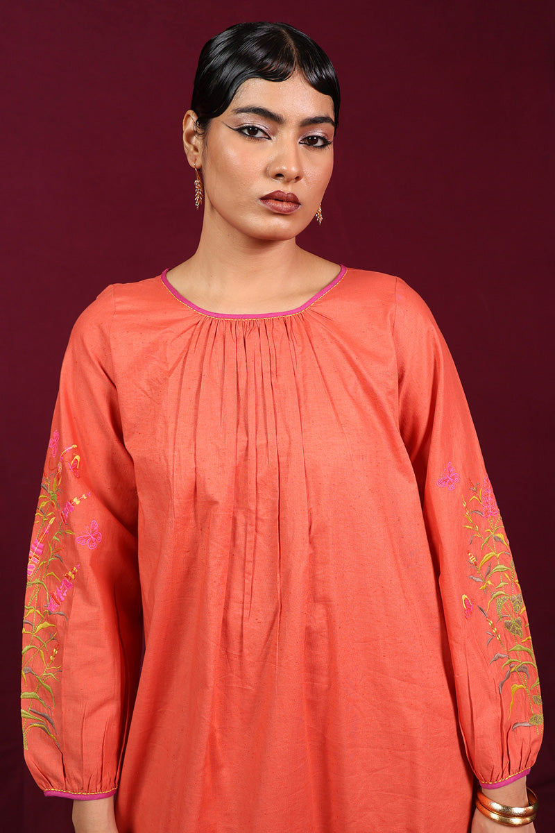 Generation - Foliage Baharaan - Coral - 2 Piece