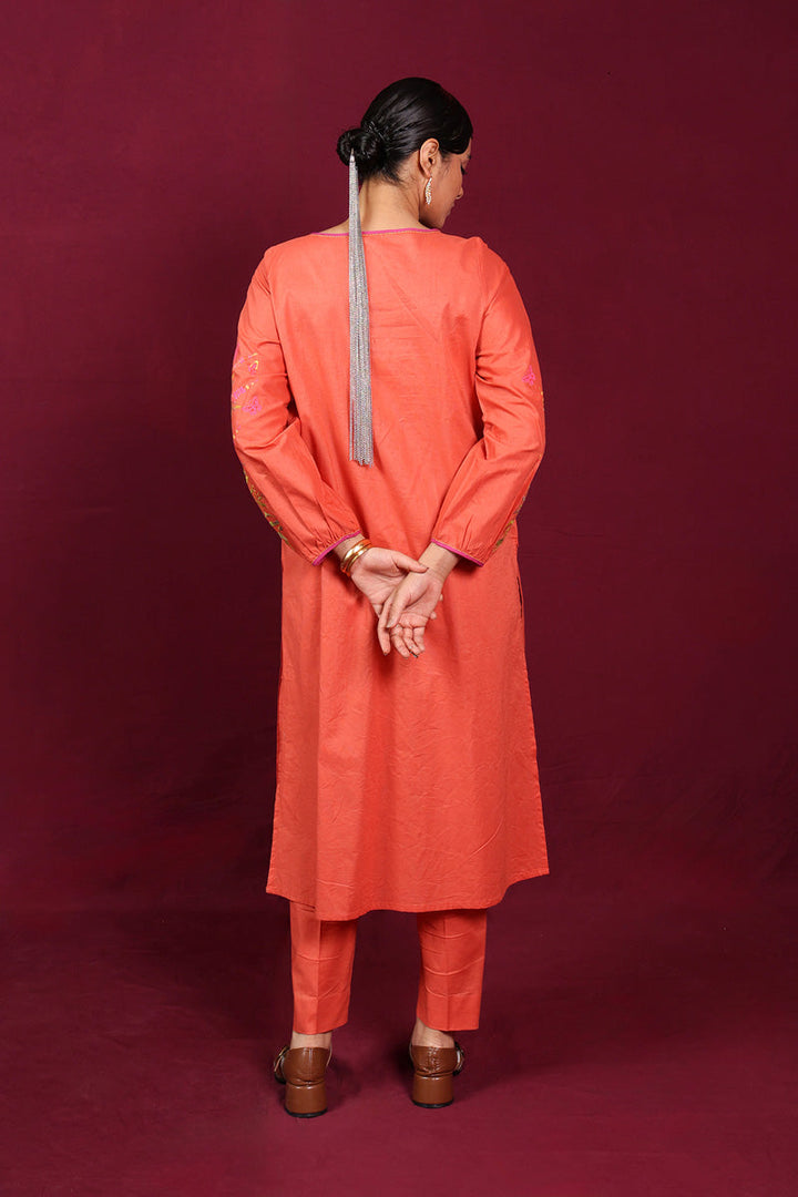 Generation - Foliage Baharaan - Coral - 2 Piece