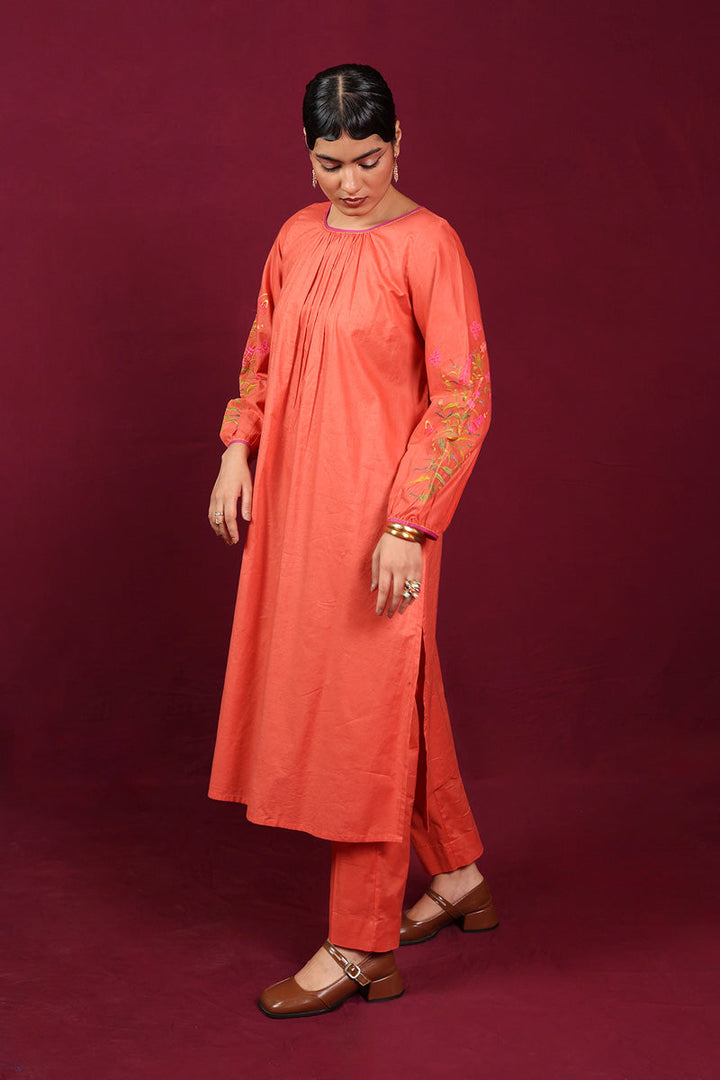 Generation - Foliage Baharaan - Coral - 2 Piece