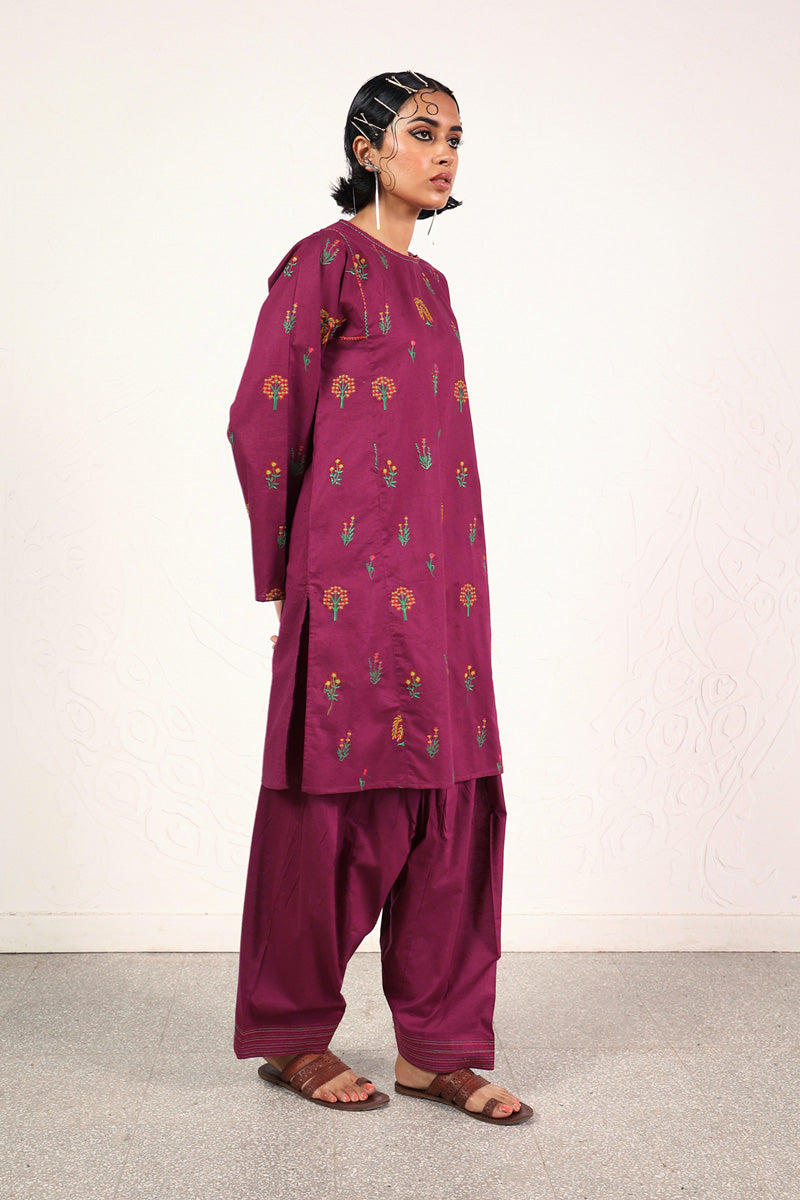 Generation - Baharaan Collection - Purple - Cambric - 2 Piece