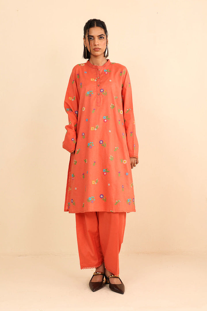 Generation - Foliage Baharaan - Coral - 2 Piece