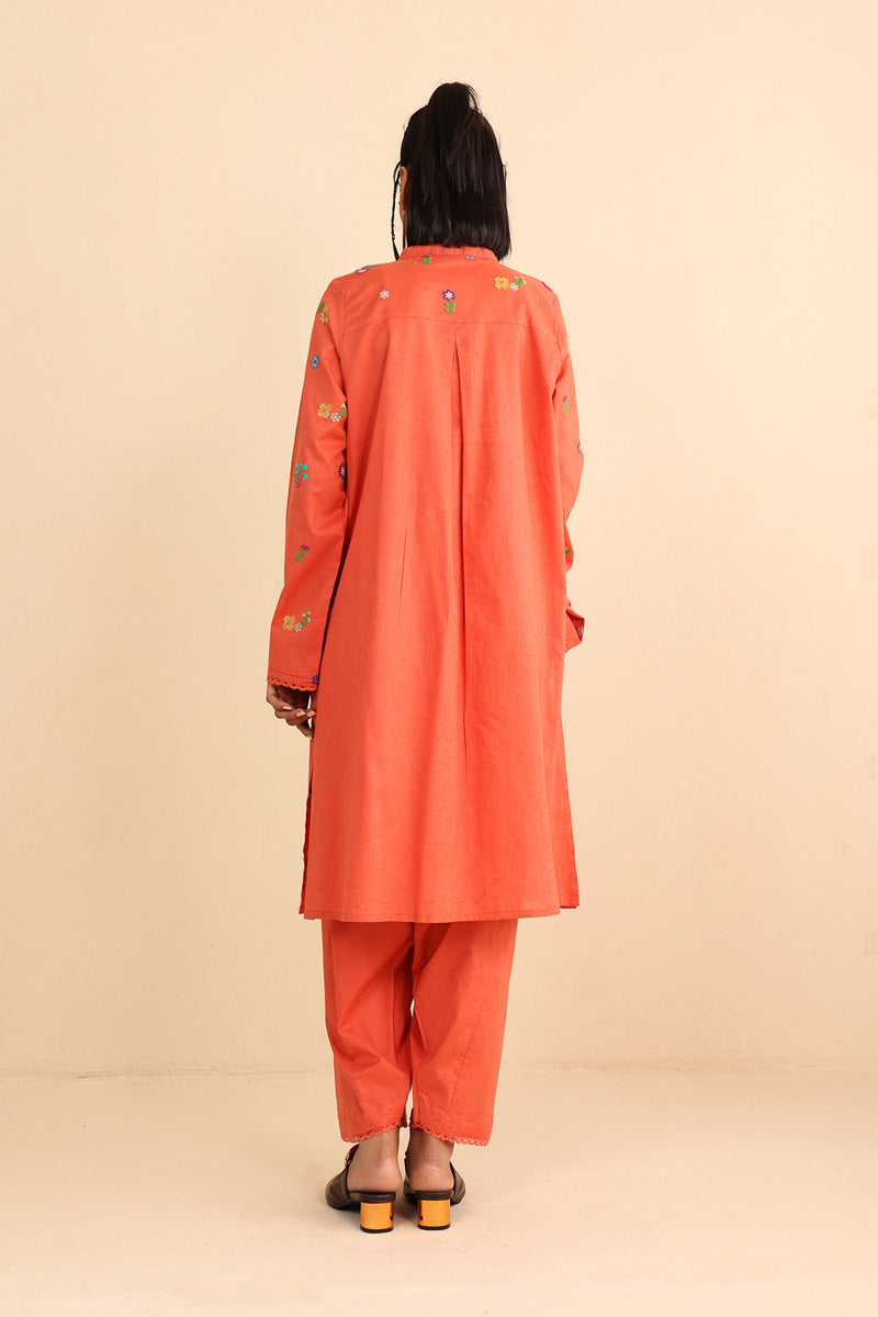 Generation - Foliage Baharaan - Coral - 2 Piece