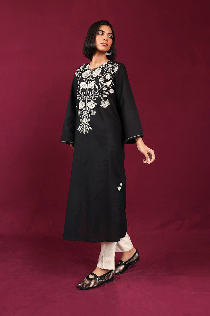 Generation - Foliage Opus Kurta - Black - 1 Piece