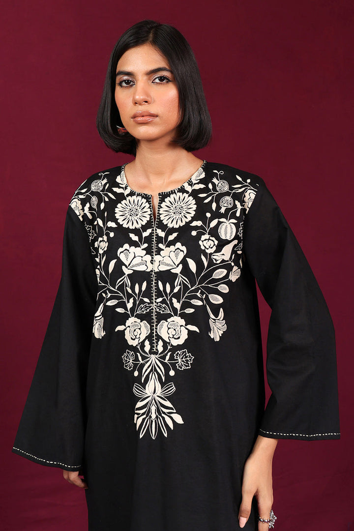 Generation - Foliage Opus Kurta - Black - 1 Piece