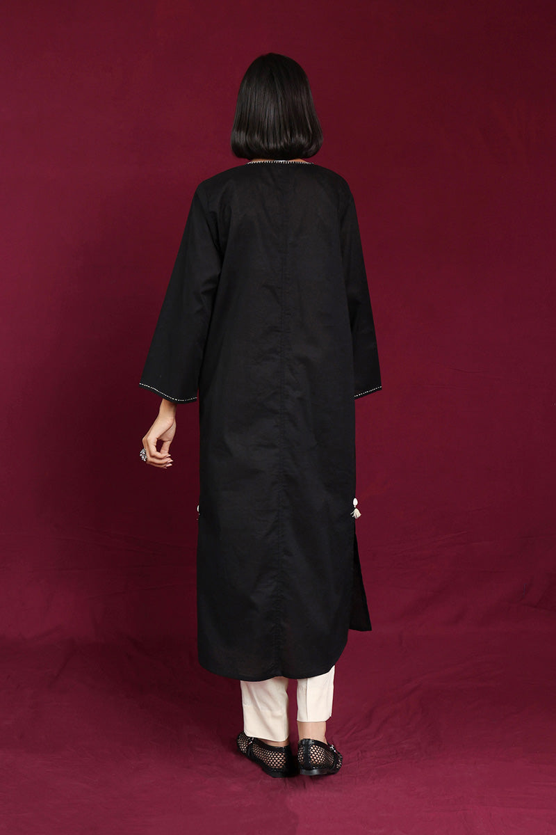 Generation - Foliage Opus Kurta - Black - 1 Piece