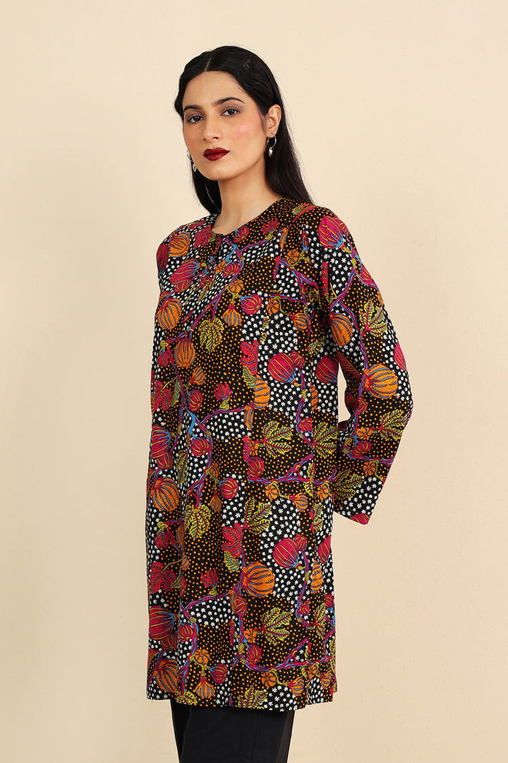 Generation - Tribal Treat Kurti - Black - 1 Piece