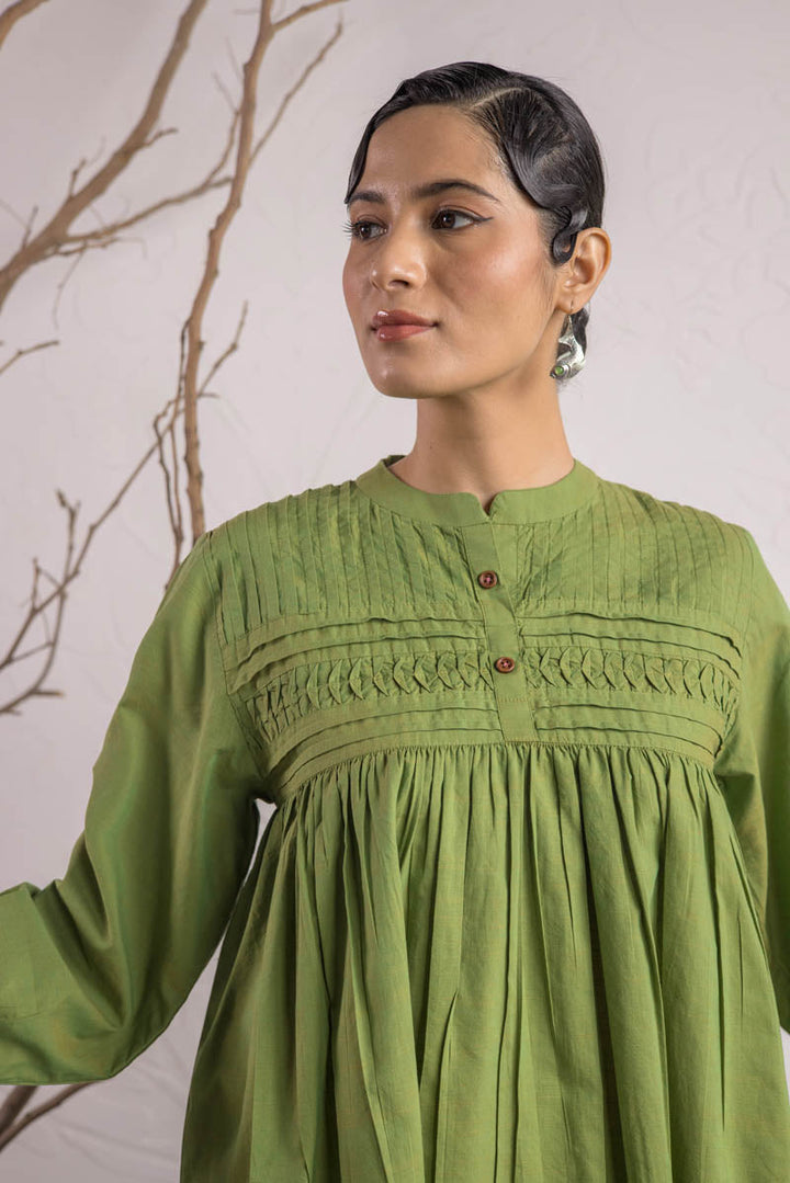 Generation - Pleated Maximal Top - Green - 1 Piece