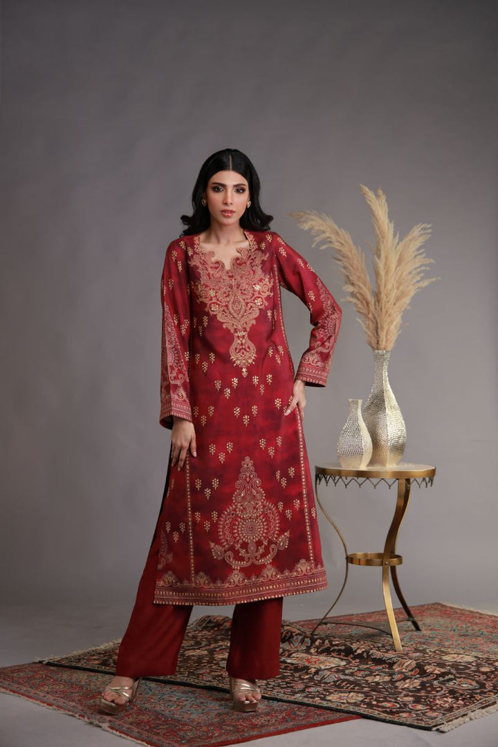 Shamaeel - WFE-02 - Khaadi Silk - 3 Piece