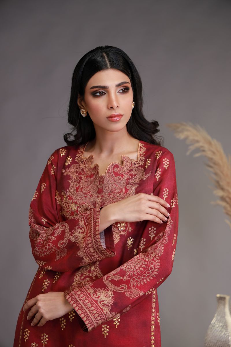 Shamaeel - WFE-02 - Khaadi Silk - 3 Piece