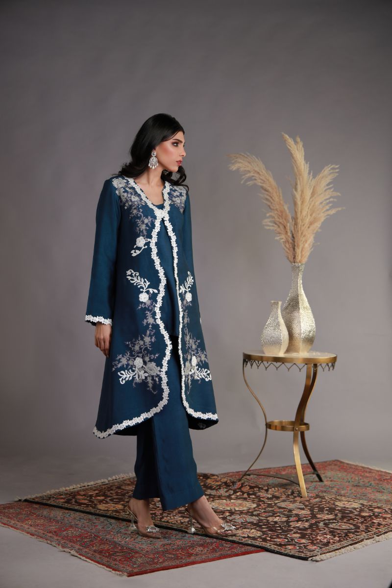 Shamaeel - WFE-07 - Velvet & Khaadi Silk - 2 Piece