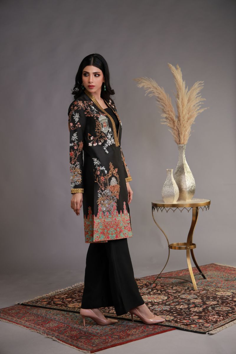 Shamaeel - WFE-10 - Sheesha Silk & Khaadi Silk - 3 Piece