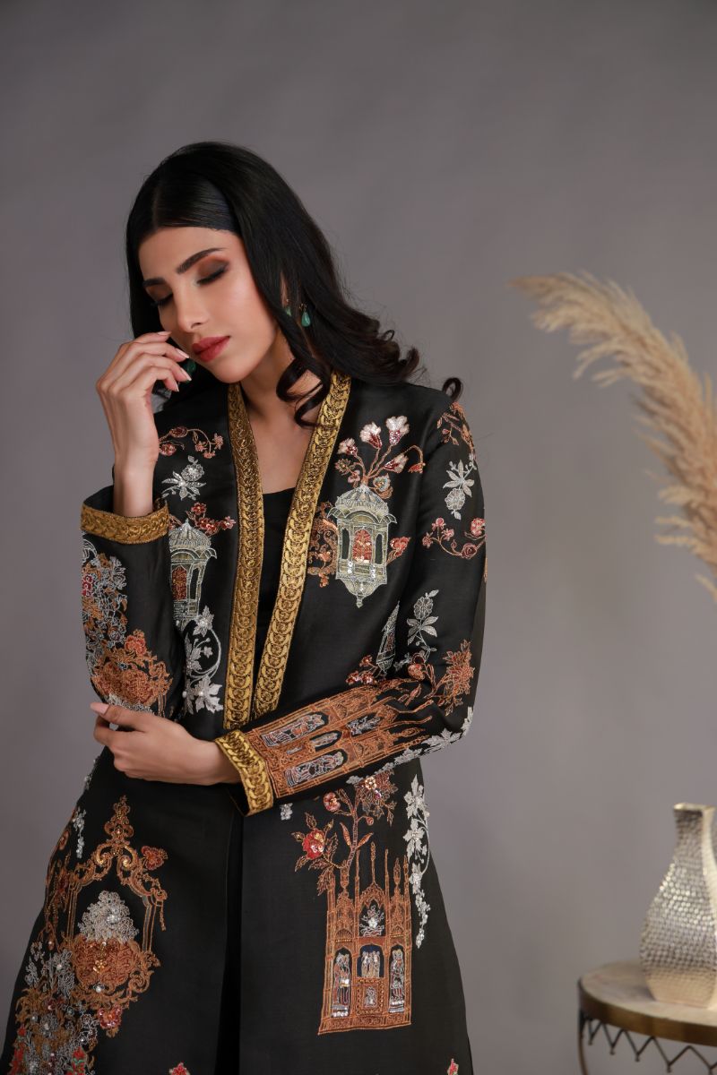 Shamaeel - WFE-10 - Sheesha Silk & Khaadi Silk - 3 Piece