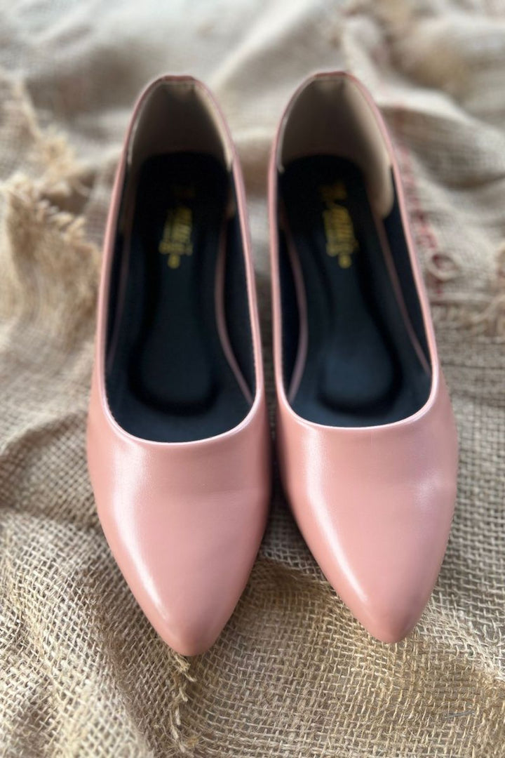 Milli Shoes - Pointed Dress Pumps - Pink - 8651