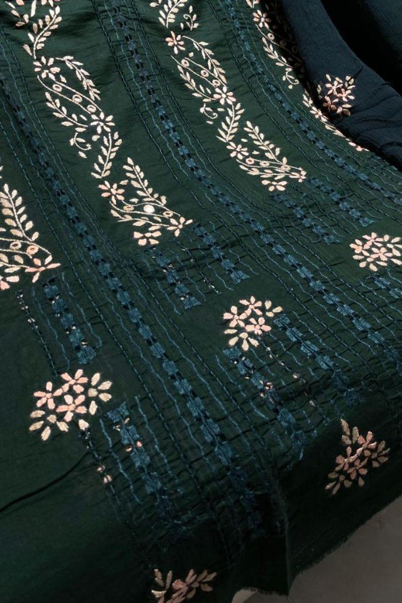 Design by Amina - Hand Embroidered Lawn 3 Piece - 12 - Studio by TCS