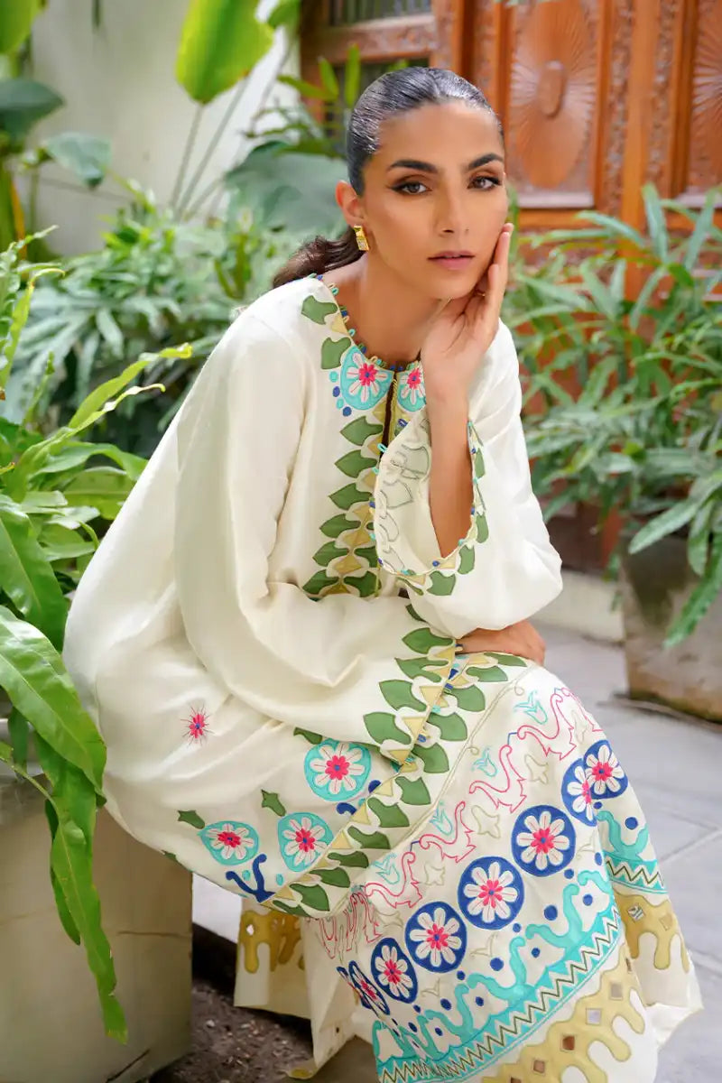 Sania Maskatiya - Yasmin - Ivory - Kaftan Only - 1 Piece