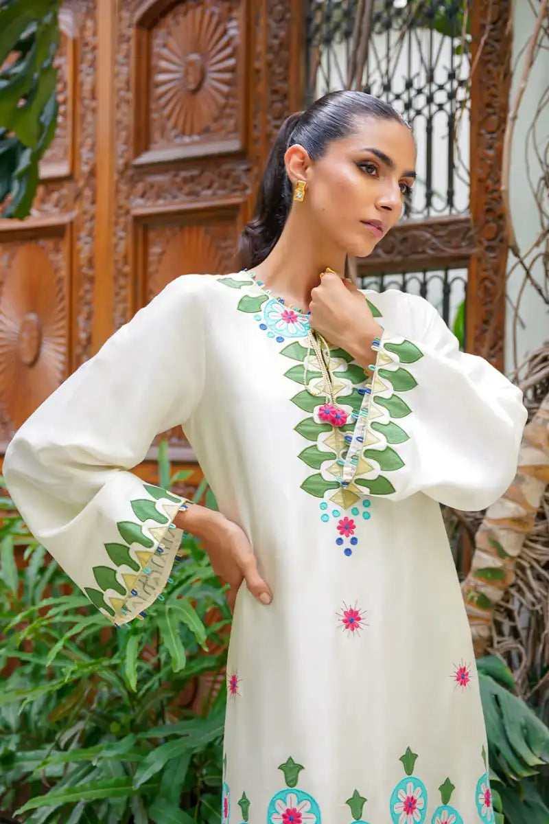 Sania Maskatiya - Yasmin - Ivory - Kaftan Only - 1 Piece