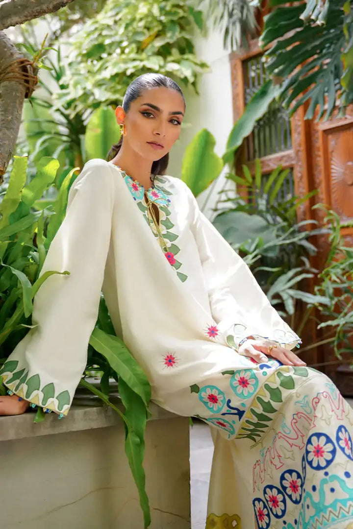 Sania Maskatiya - Yasmin - Ivory - Kaftan Only - 1 Piece