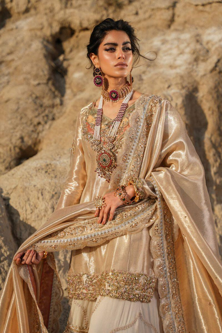 Nilofer Shahid - Zahria - 4 Piece – Verve SS 24 - Gharara