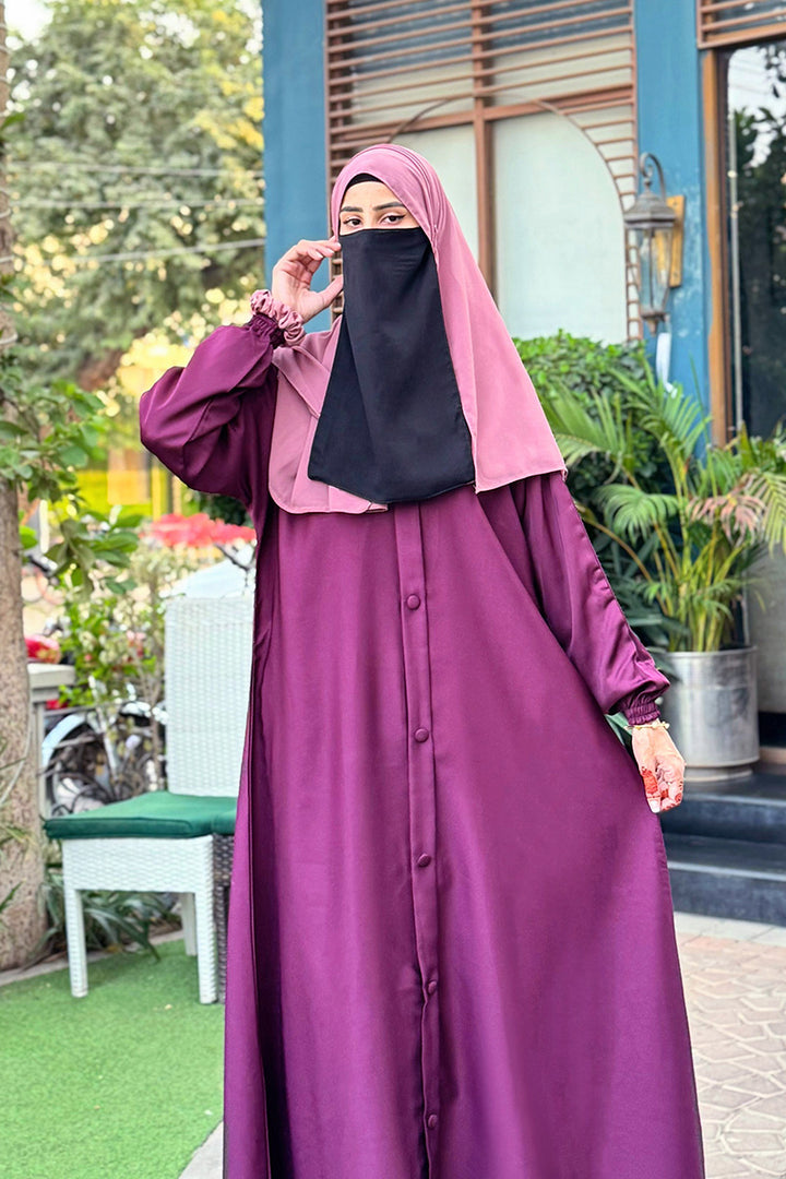 Abays Store.pk - Zainab - Nida - Maroon - 1 Piece