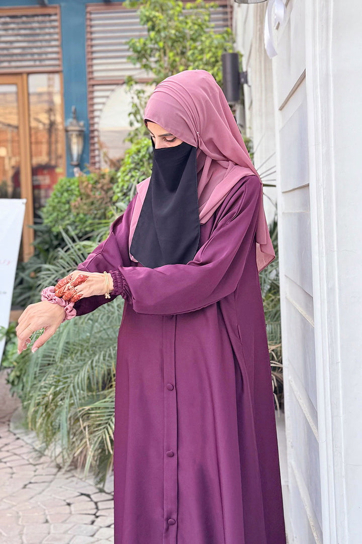 Abays Store.pk - Zainab - Nida - Maroon - 1 Piece