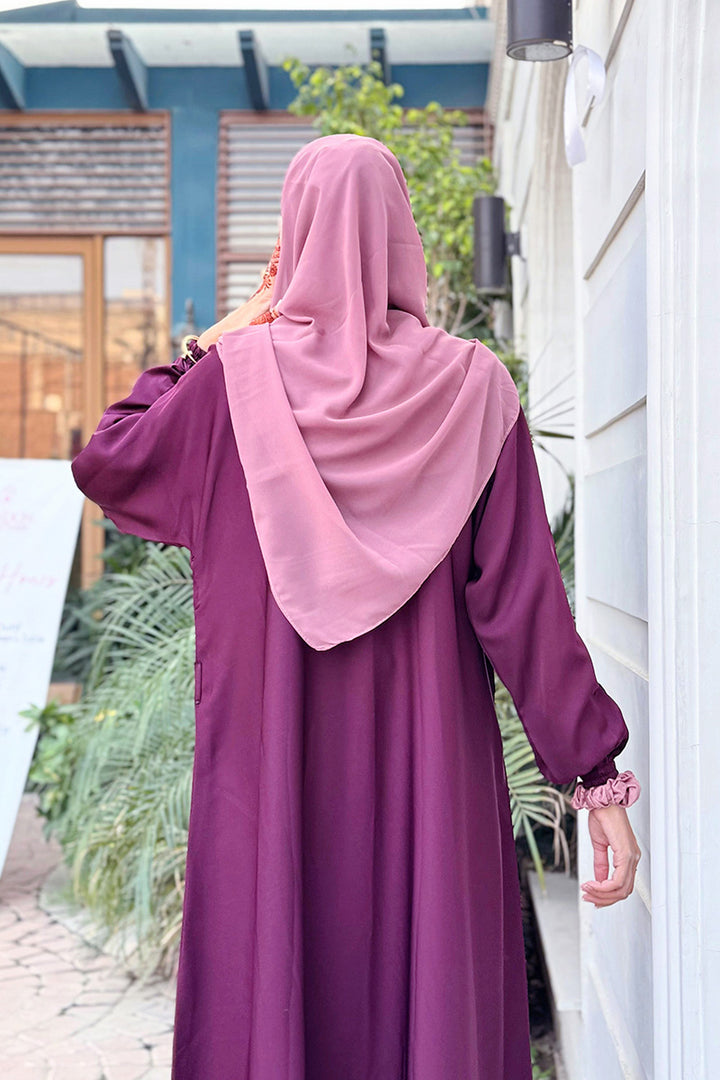 Abays Store.pk - Zainab - Nida - Maroon - 1 Piece