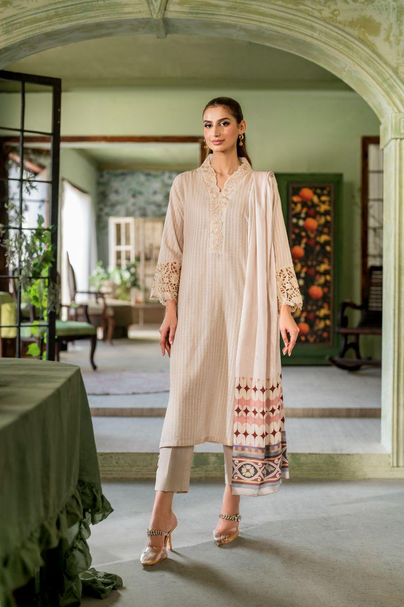 Natasha Kamal - Zia - beige - 3 Piece