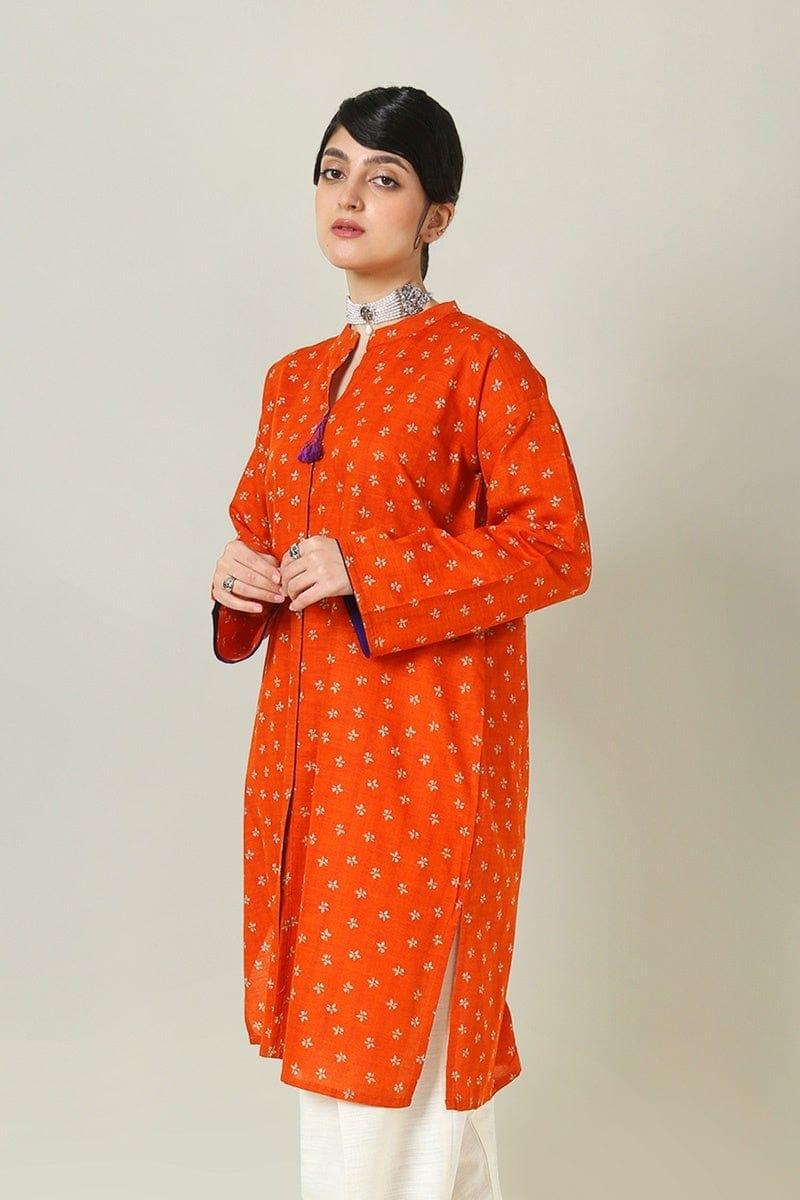 Generation - Orange Nigar Kurti - 1 PC - Studio by TCS