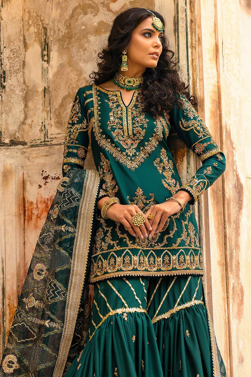 Basit Sipra - NOOR - Raw Silk - 3 Piece