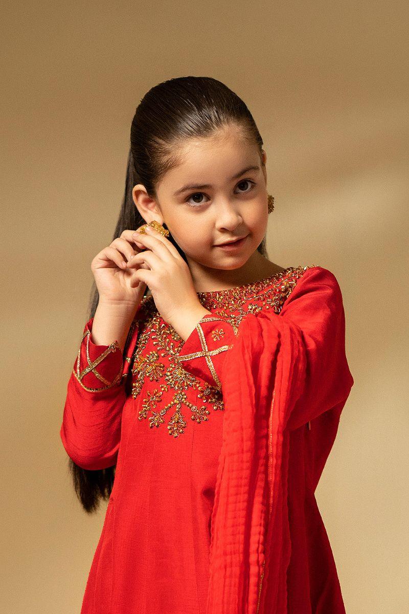 Fozia Khalid Kids - Scarlet Dynasty - 3 Piece