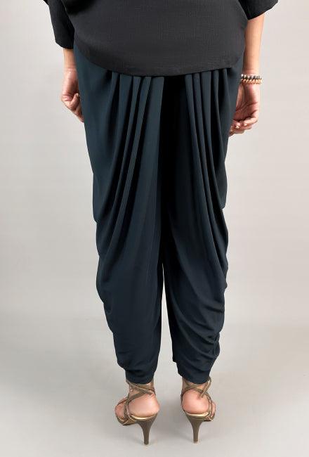 Gulabo - Cowl Shalwar Black - Bosky Lawn