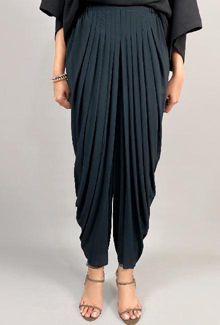 Gulabo - Cowl Shalwar Black - Bosky Lawn