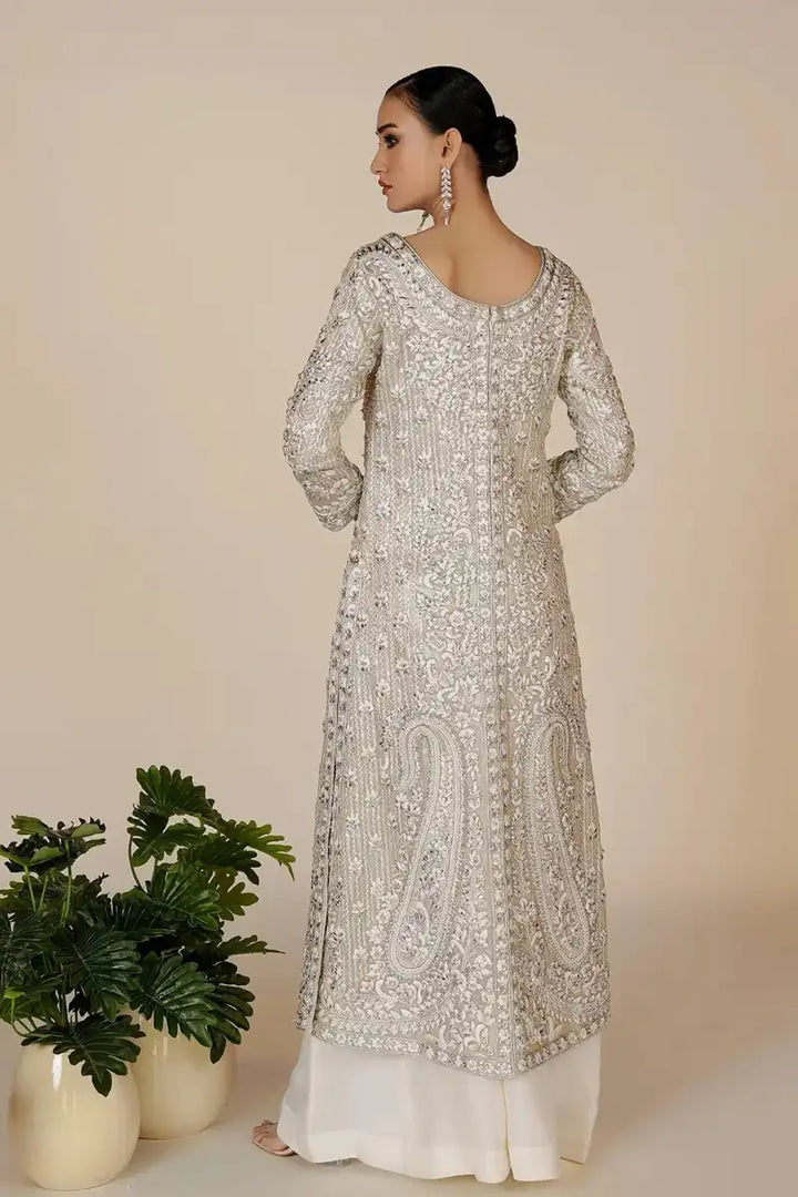 Rizwan Beyg - Parisa Silver Coat