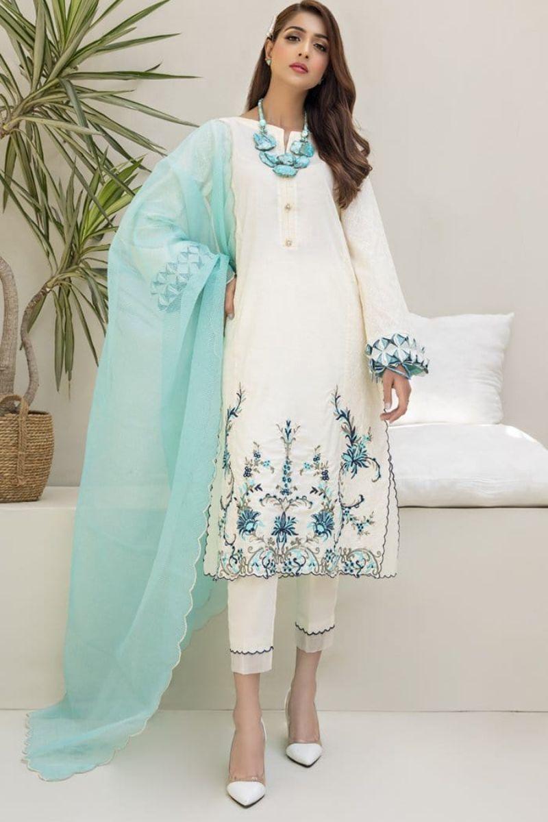 Nilofer Shahid - Azure - Chiffon - 3 Piece - Studio by TCS