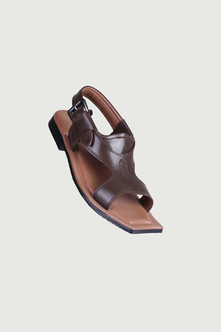 Novado - Mian Khan | Panjadar Kohati Chappal - Coffee Brown