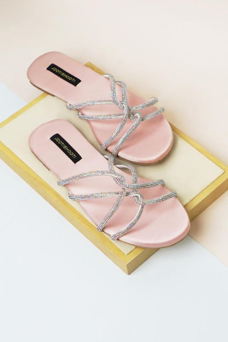 JootiShooti - Baby Pink Passion Slides