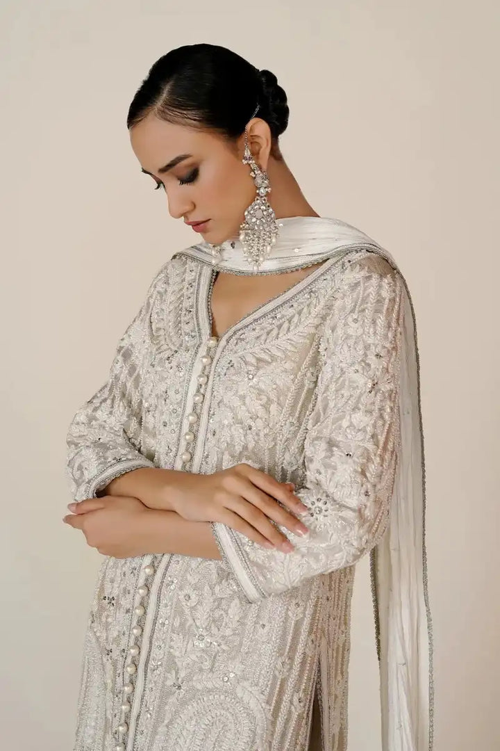 Rizwan Beyg - Rafa Silver Coat